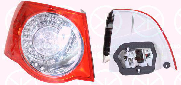 Baklys, Led, M/pæreh., Ytre