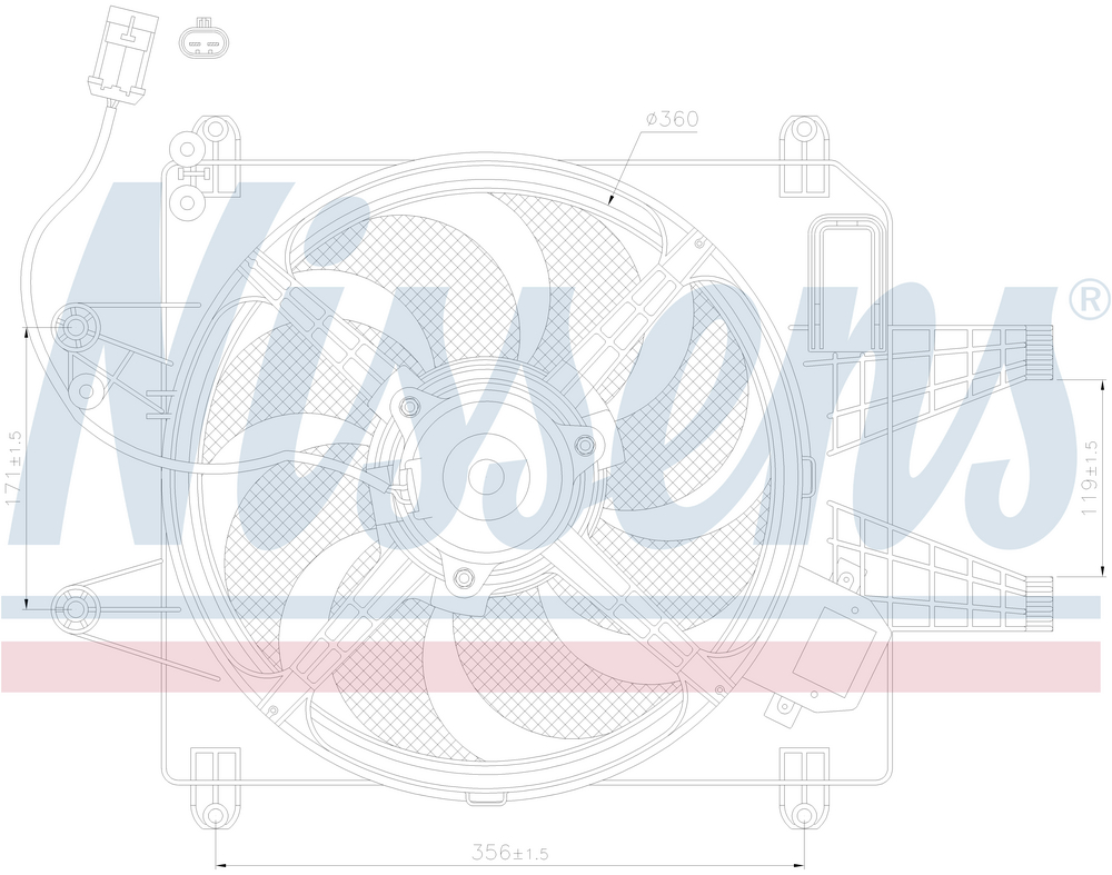 Radiator Fiat Bravo, Brava, Marea 95-