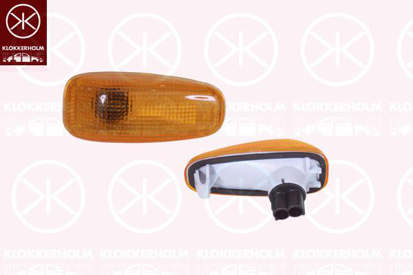 Sideblinklys Kompl. Gul -00