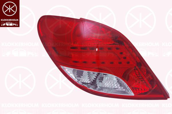 Baklys, Led, Uten Pæreholder