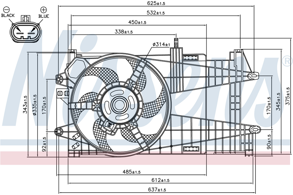 Radiator Fiat Punto 03-
