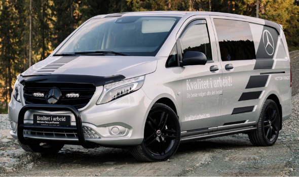 Mercedes-Benz Vito Proff-edition forfra.