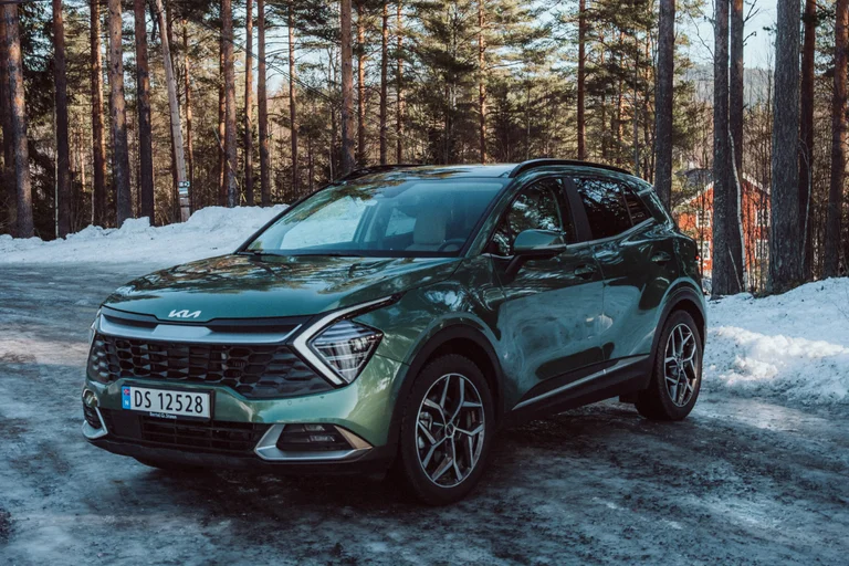Kia Sportage Plug-in hybrid i Norge sett forfra.