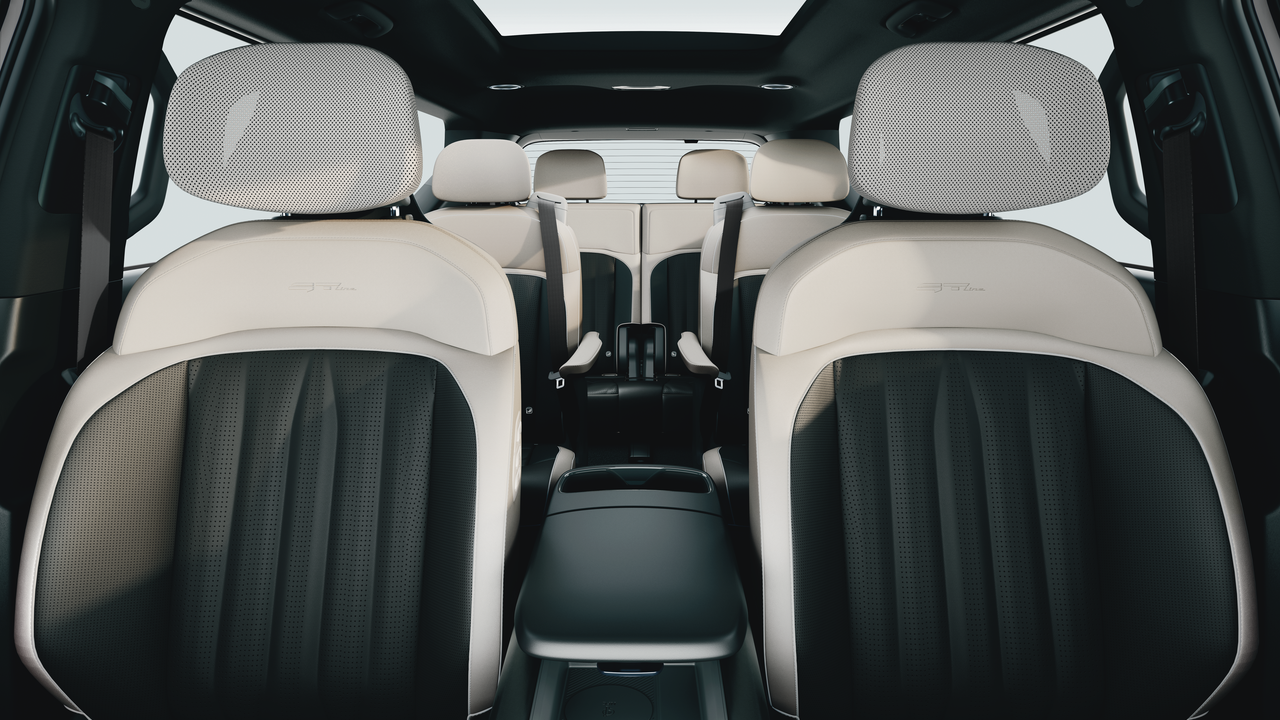 Kia EV9 interiør forseter og bakseter