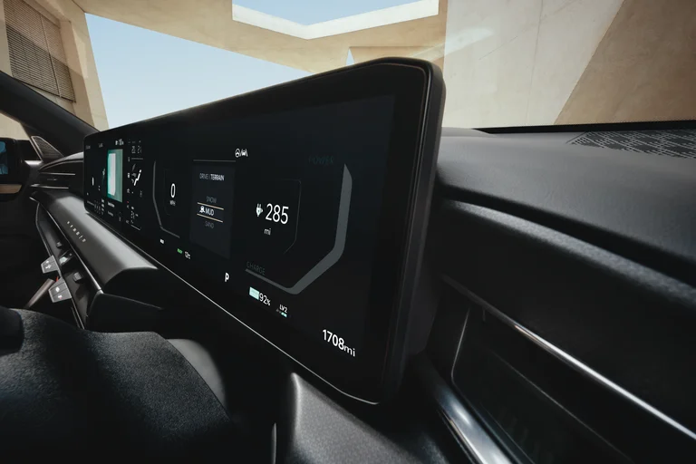 Kia EV9 infotainmentskjerm for fører