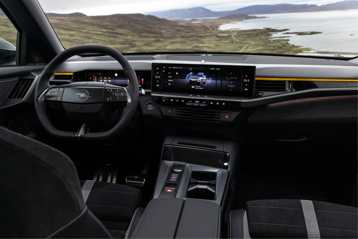 Førermiljø og interiørdesign i Opel Grandland 4x4