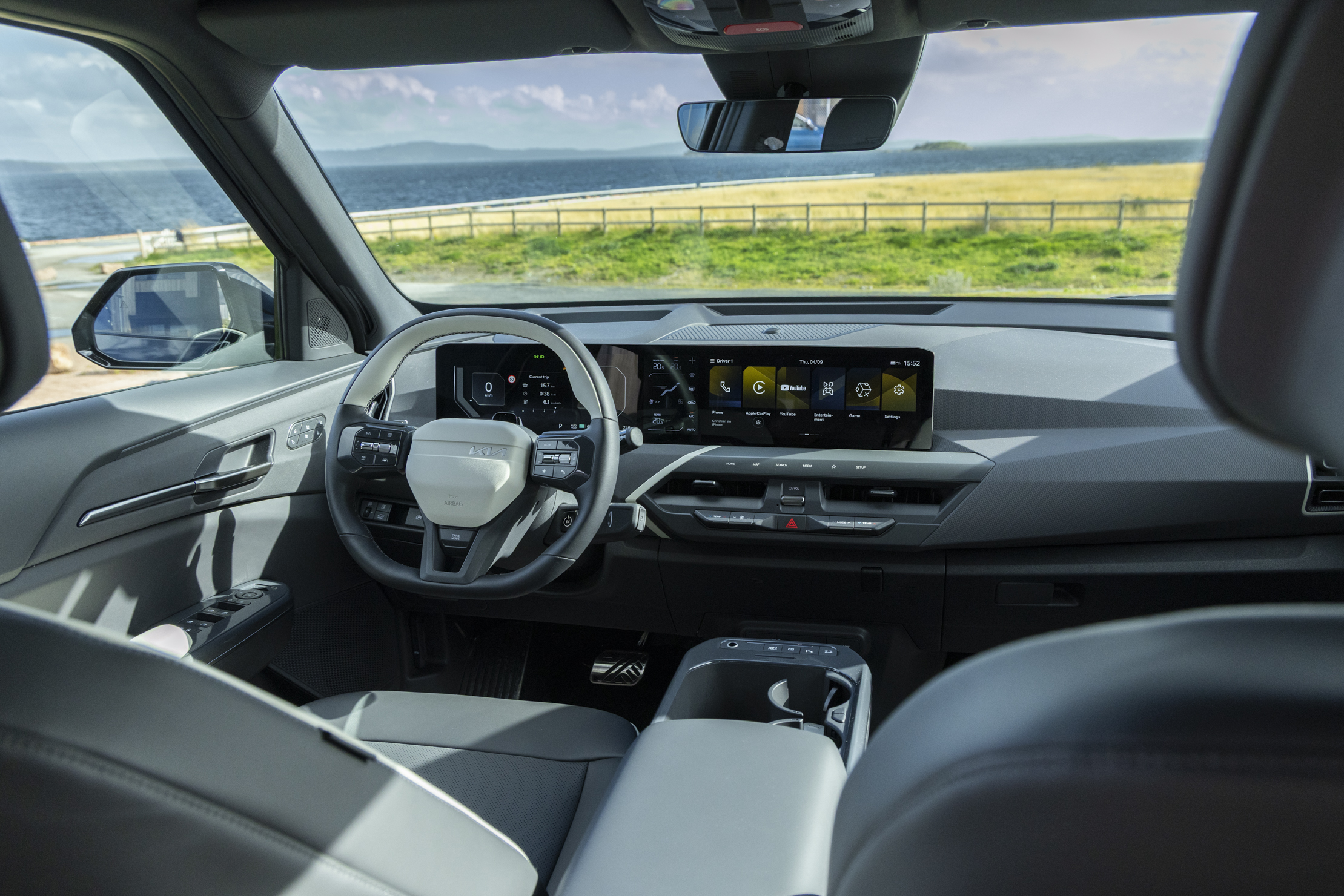 Nye Kia EV5 Long Range interiør