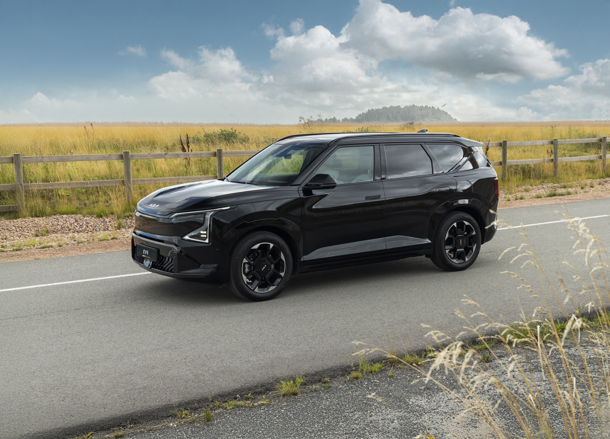Nye EV5 Long Range sett fra siden