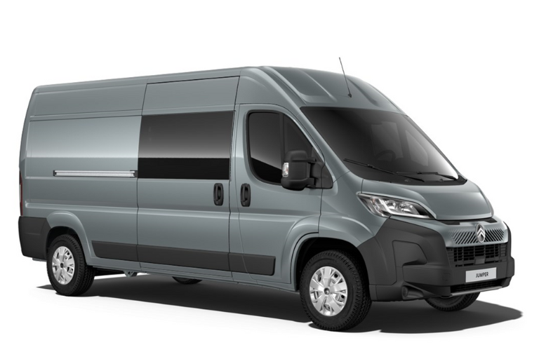 Citroën Jumper stor varebil i lanzarote / thunder grå metallic lakk