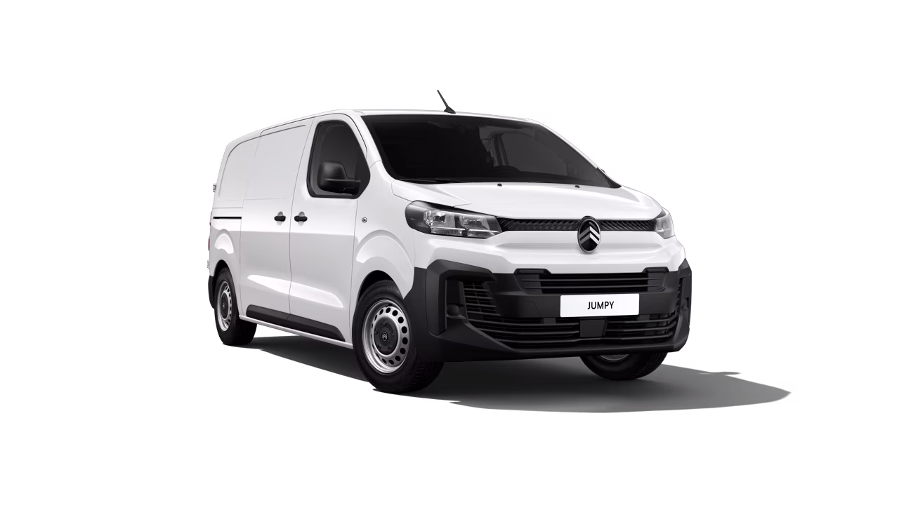 Citroën Jumpy varebil i hvit metallic lakk