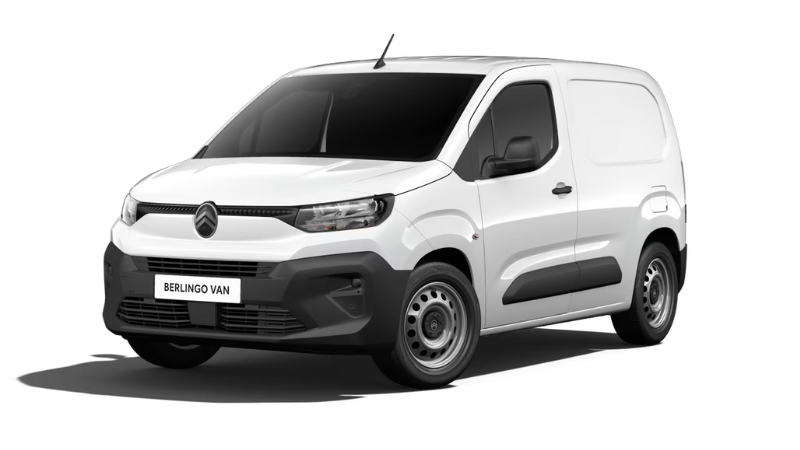 Citroën Berlingo varebil i hvit metallic lakk