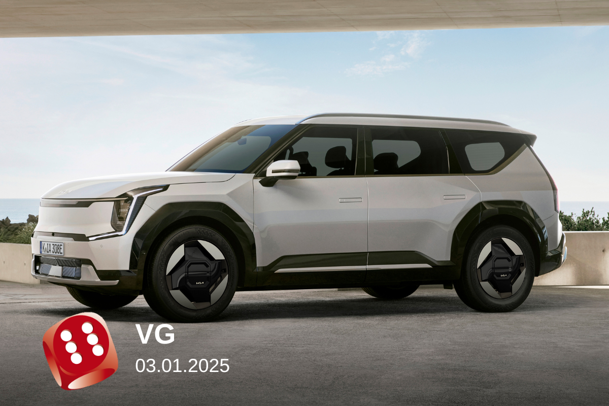 Kia EV9 AWD Exclusive terningkast 6 VG - januar 2024