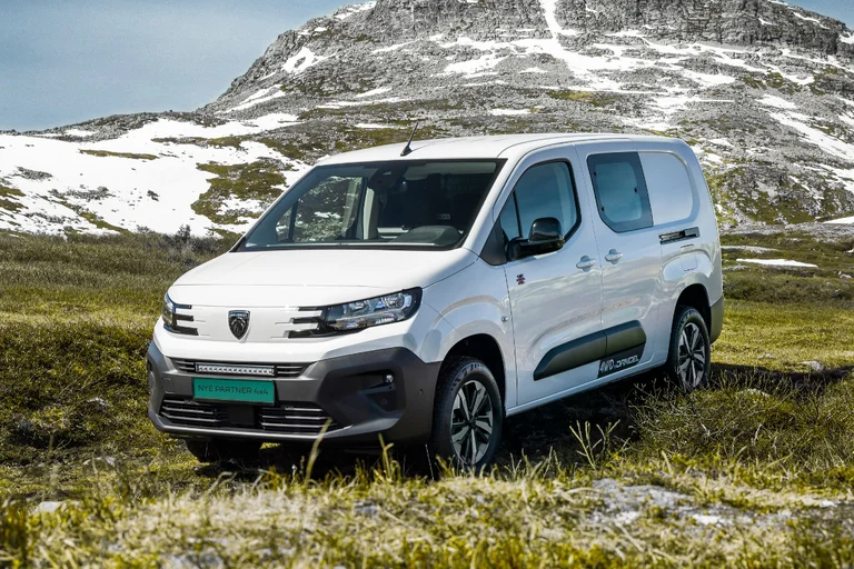 Nye Peugeot Partner med firehjulstrekk og automatgir