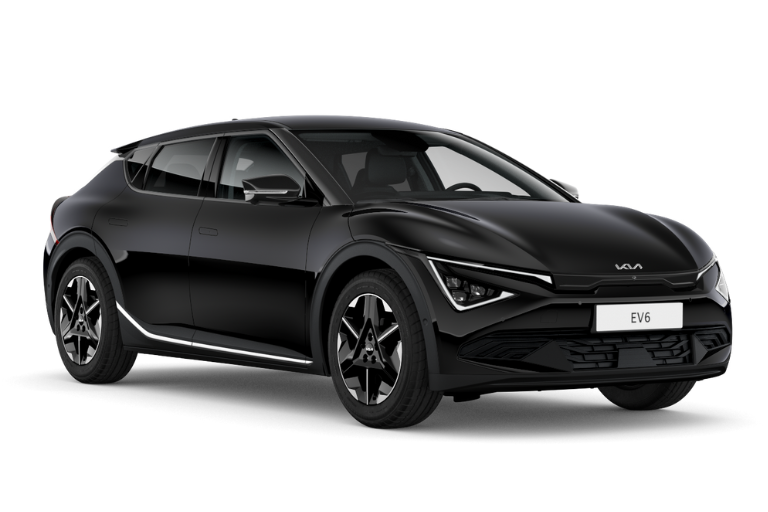 Kia Ev6 Exclusive svart - aurora black pearl