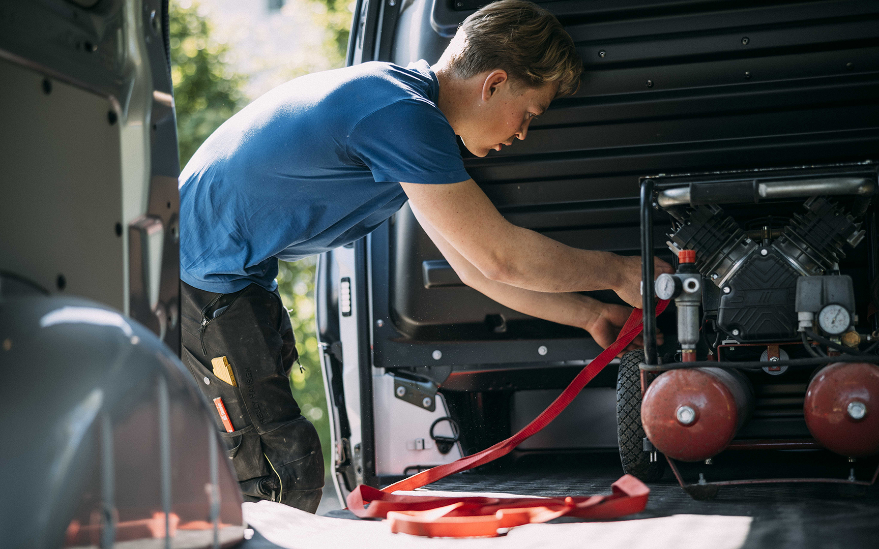 Mercedes-Benz Vito varerom med utstyr