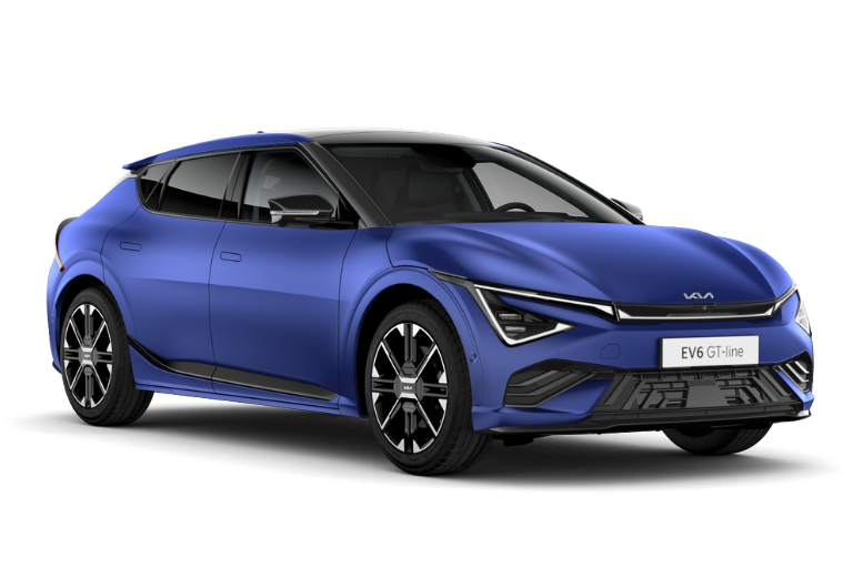 Kia EV6 Gt-Line i Yacht Blue metallic lakk