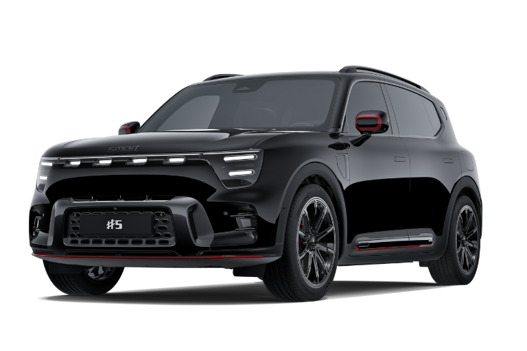 smart #5 BRABUS i meta black - svart metallic lakk