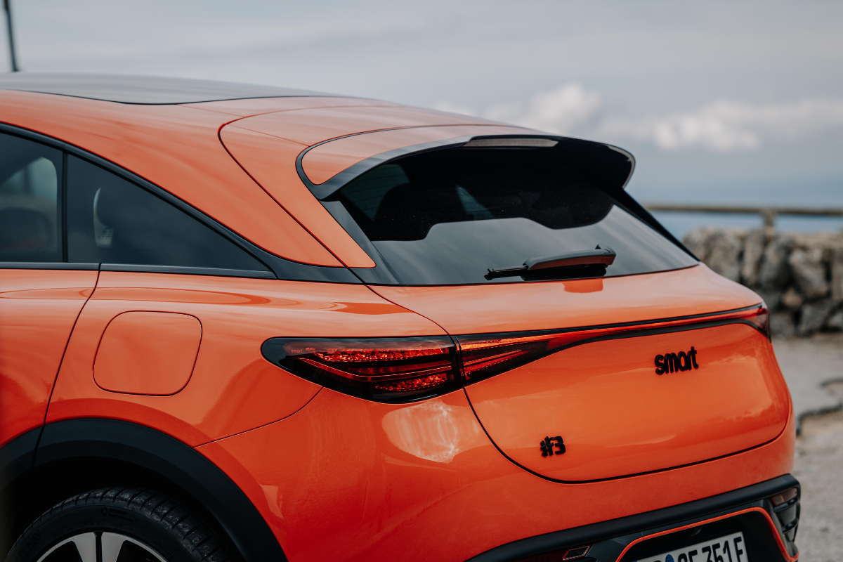 #3 BRABUS i orange metallic lakk med sportslig utforming