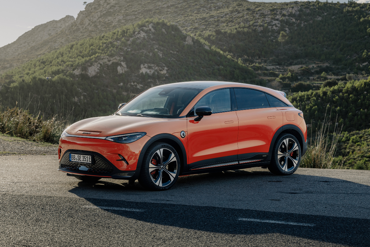 smart #3 BRABUS i orange metallic lakk