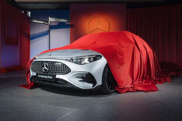 Nye elektriske CLA Shooting Brake