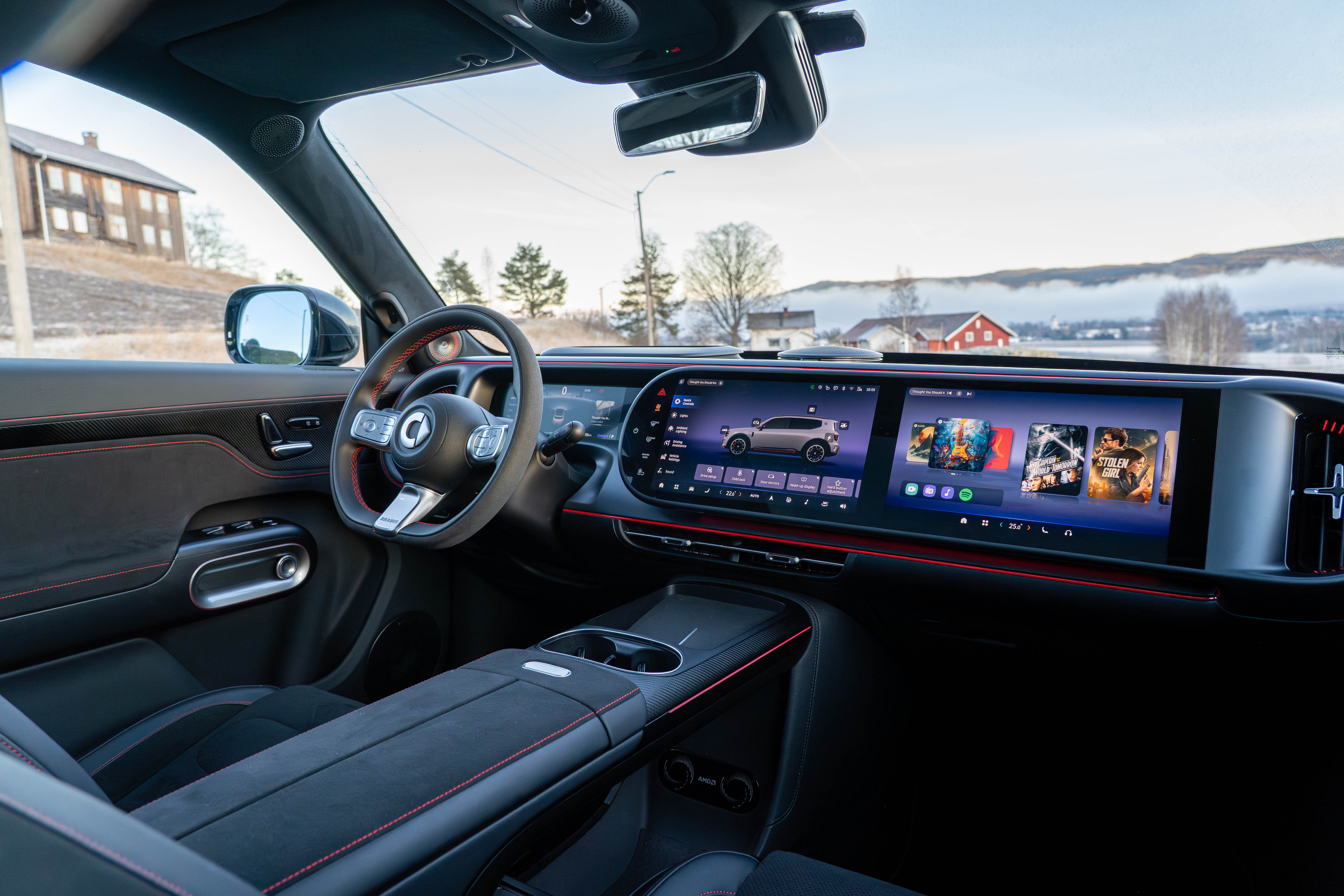 smart #5 interiør dashbord