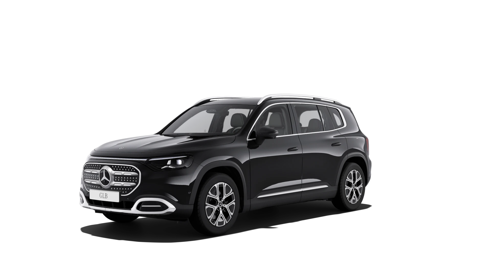 Mercedes-Benz GLB elektrisk i svart metallic lakk