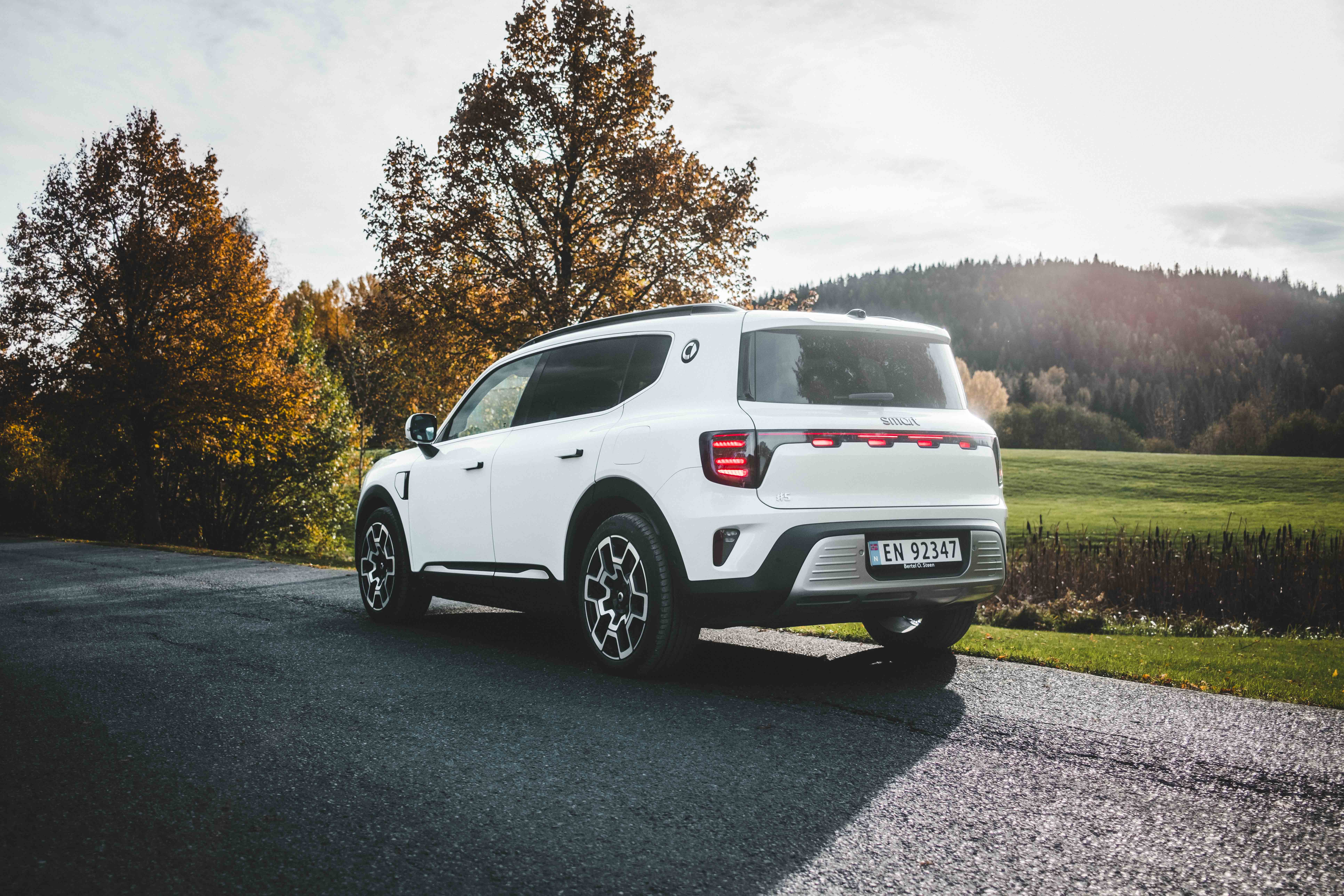 smart #5 Pulse i hvit metallic lakk