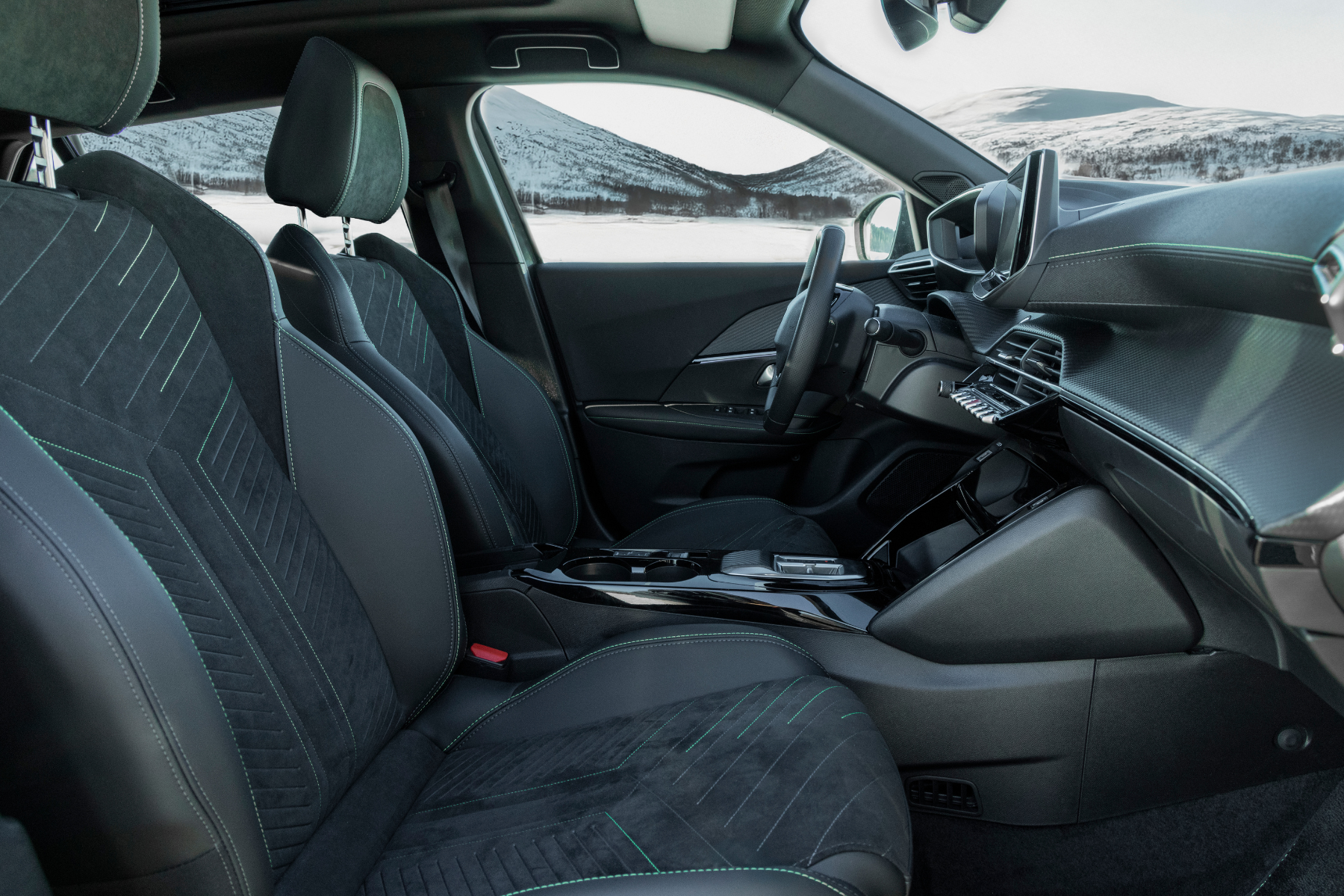 Interiør i elektriske Peugeot 2008 GT