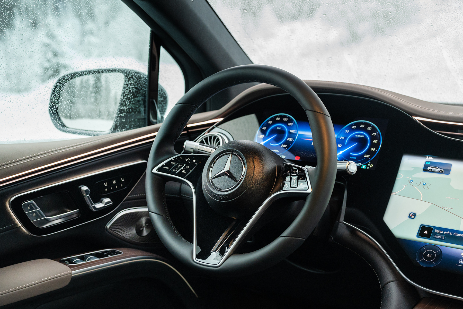 Multifunksjonsratt i Mercedes-Benz EQS SUV