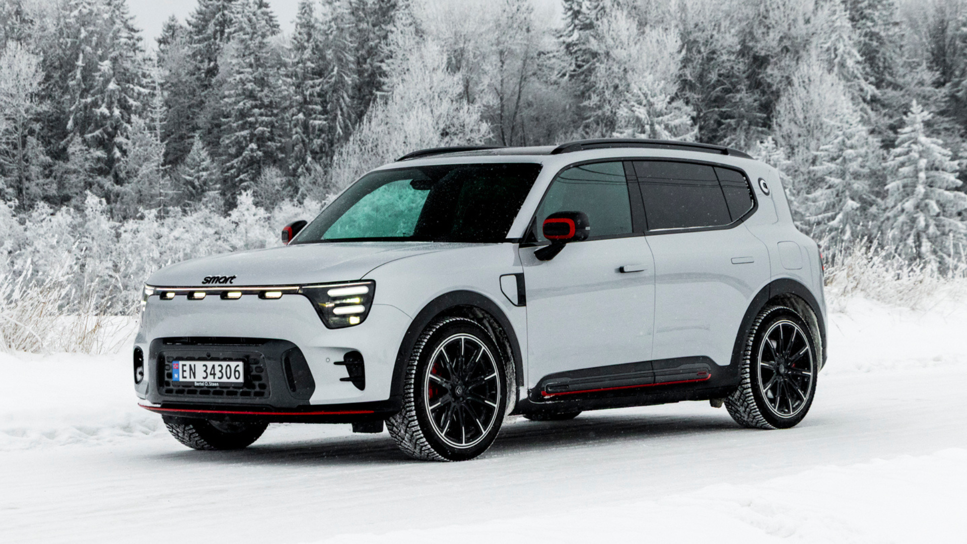 smart #5 på vinterføre