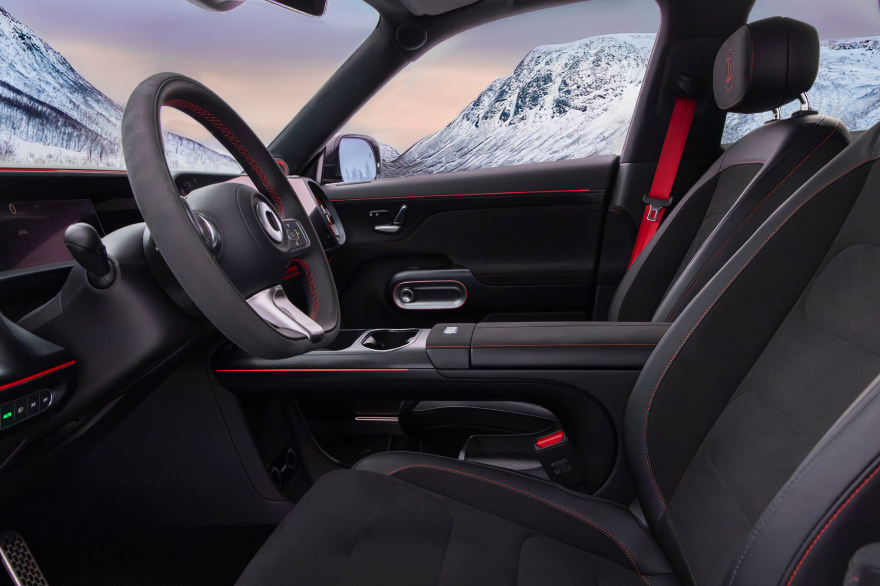 BRABUS-interiør i smart #5 BRABUS