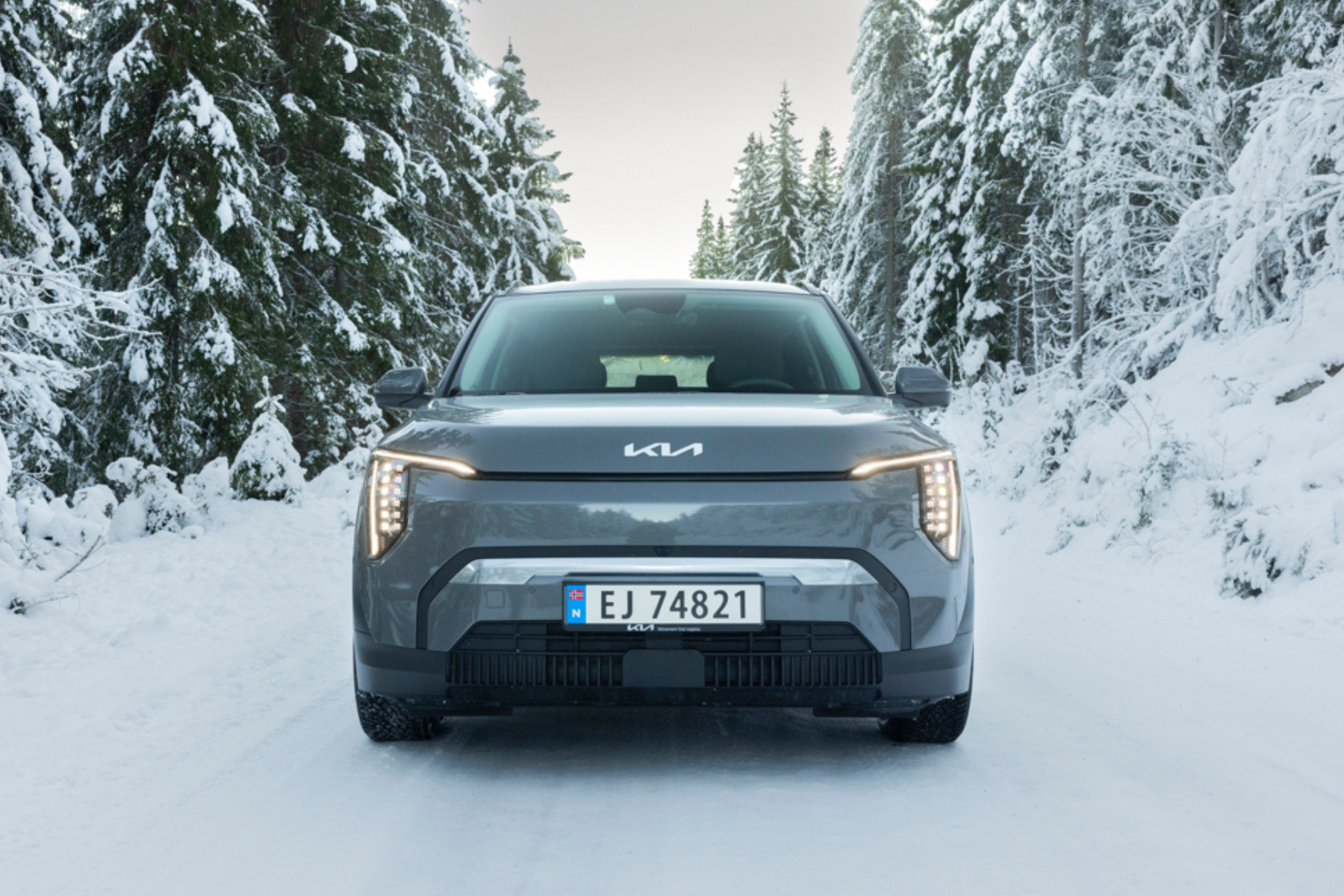 Kia EV3 design front og eksteriør foran