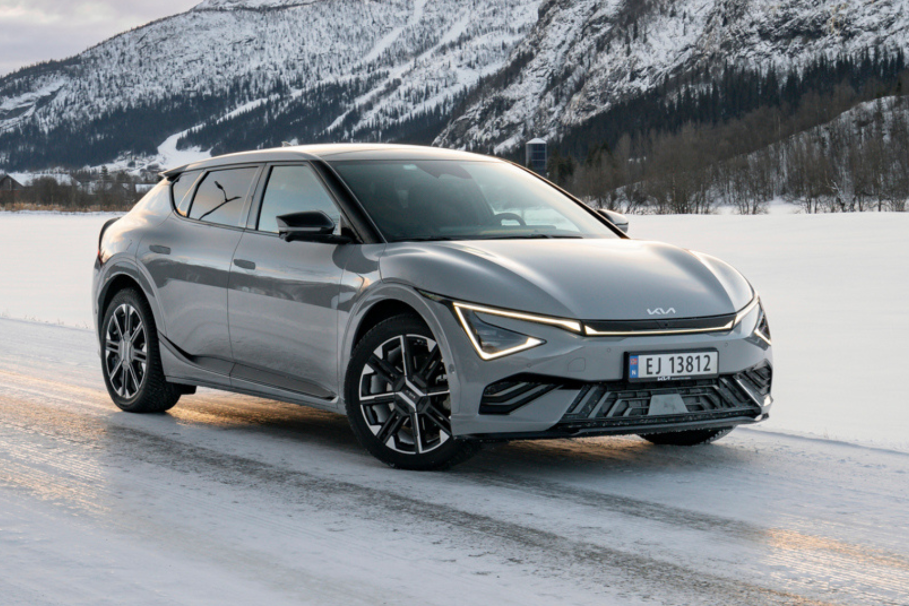 Kia Ev6 Long Range på vintervei