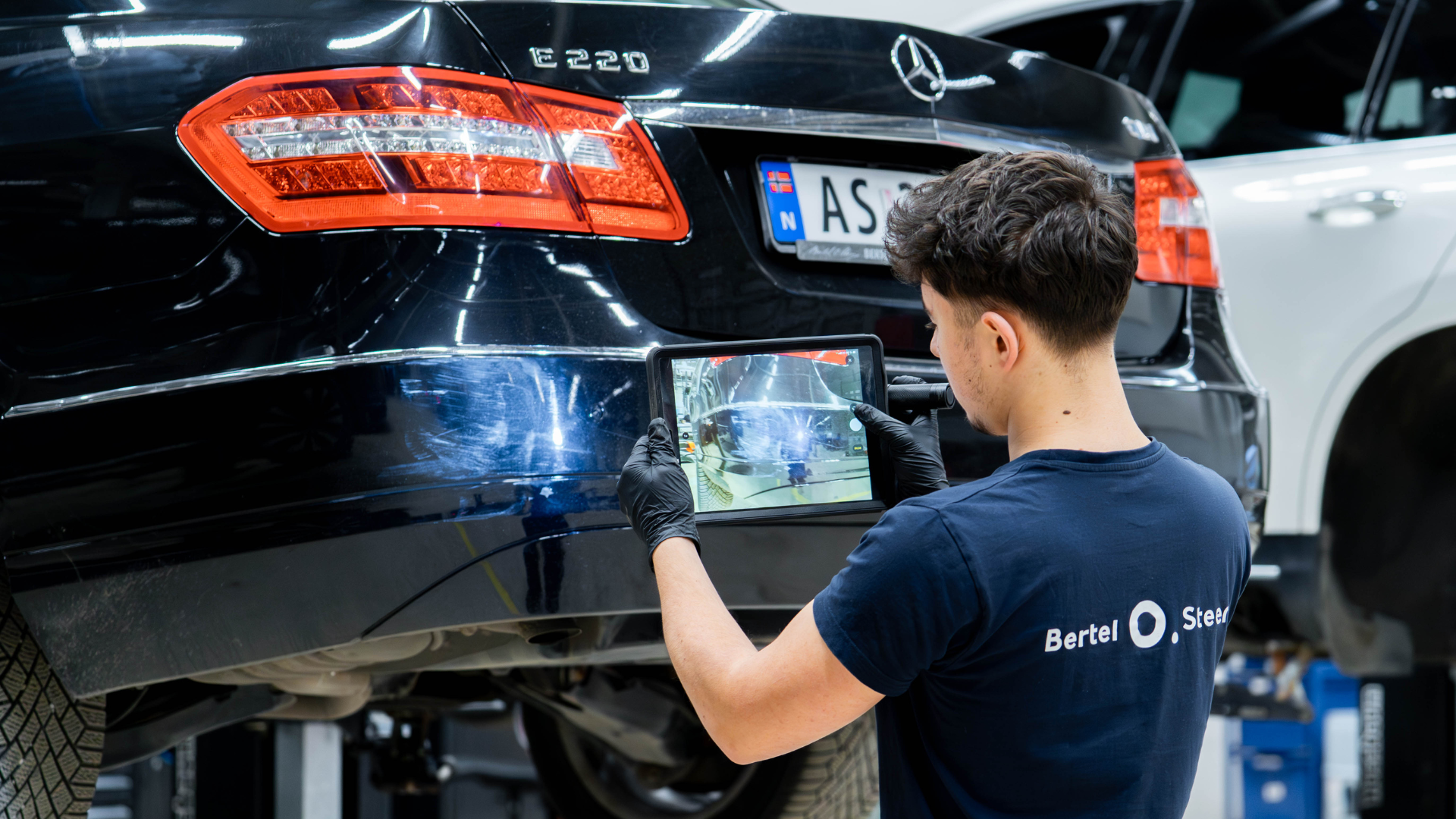Service på en Mercedes-Benz E-Klasse