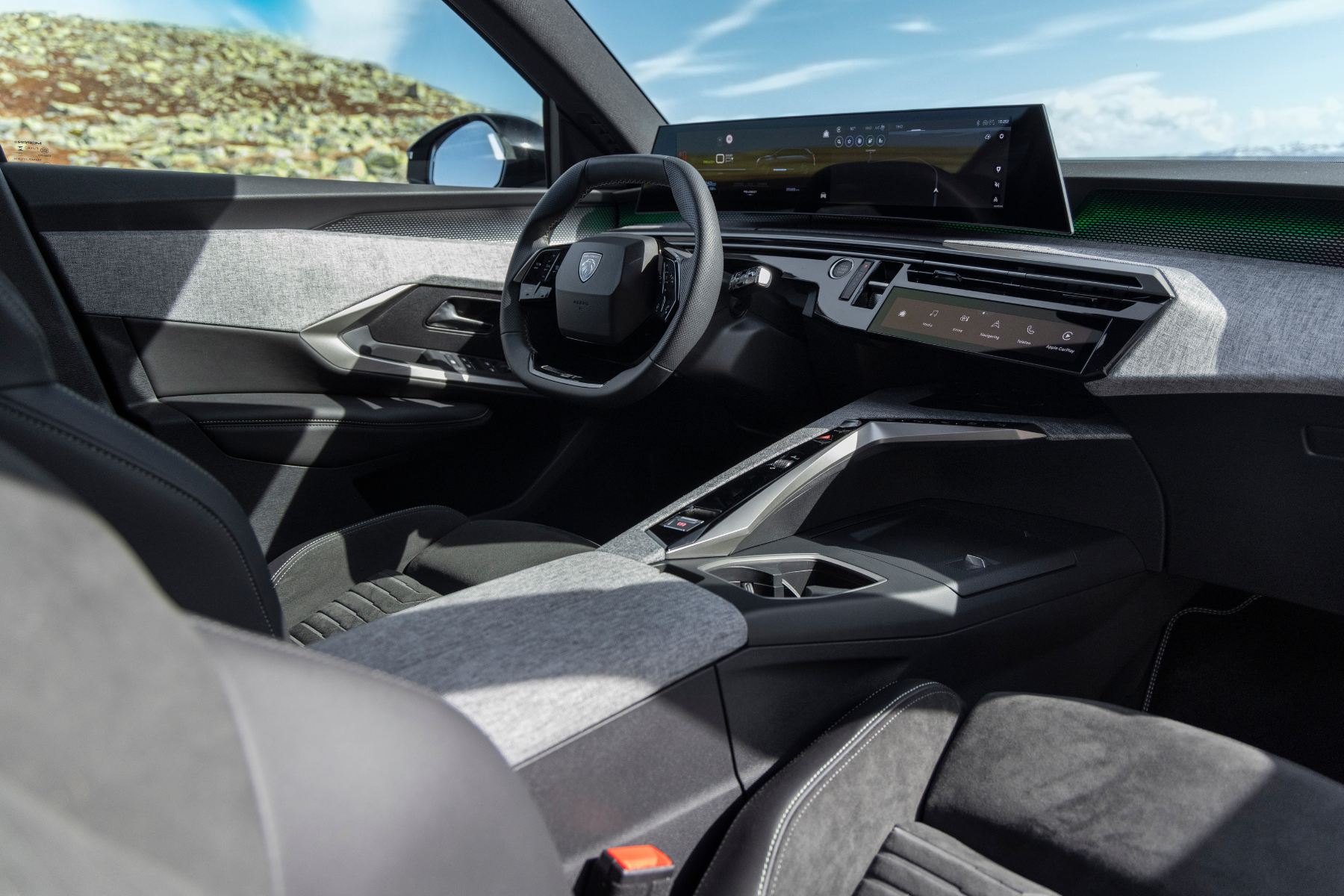 Interiøret i Peugeot E-5008