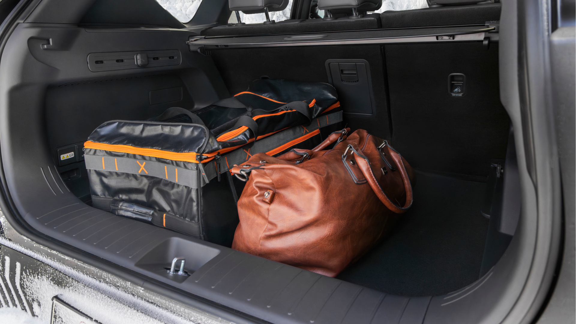 Romslig bagasjerom på Kia EV5