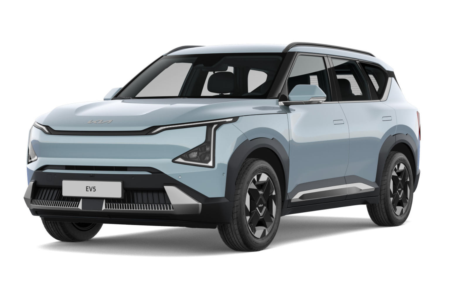 Kia EV5 Air i Frost blue metallic lakk