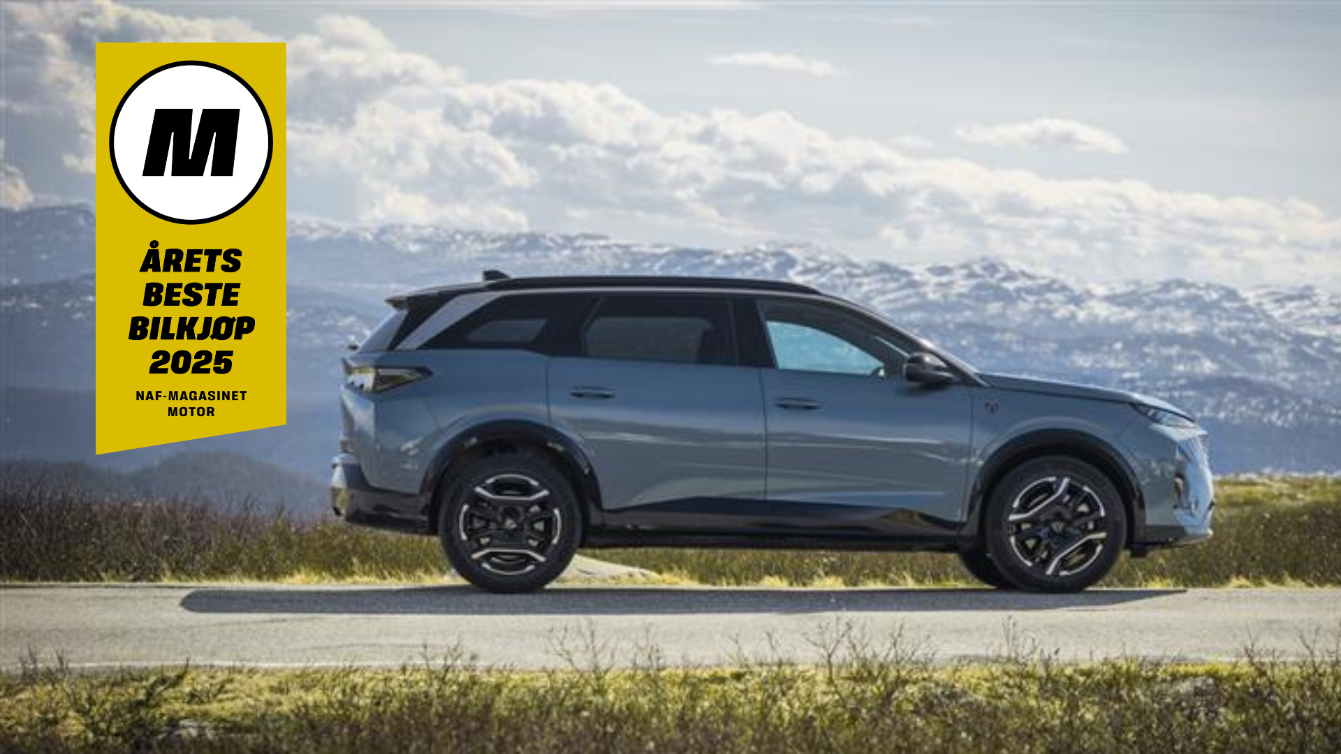 Peugeot E-5008 årets bilkjøp i 2025 av Motor