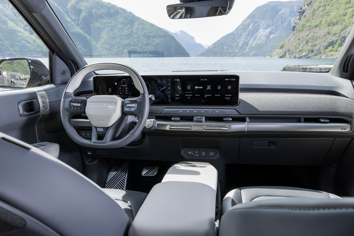 Interiør og førermiljø i Kia EV3