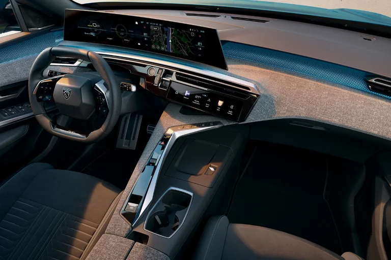 Interiørdetaljer i E-3008 GT