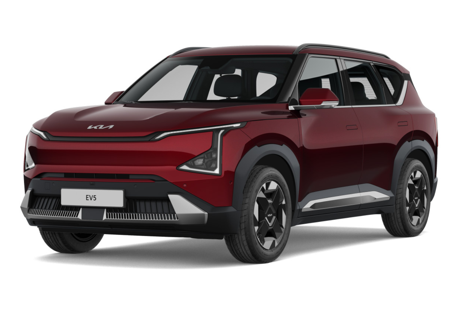 Kia EV5 Air i Magma Rød Metallic lakk