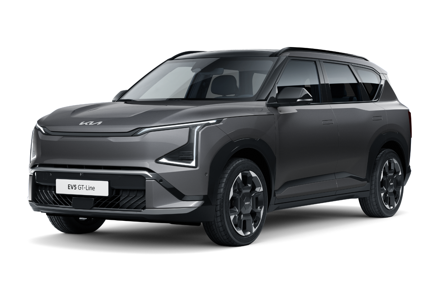 Kia EV5 GT Line Edition i grå metallic lakk