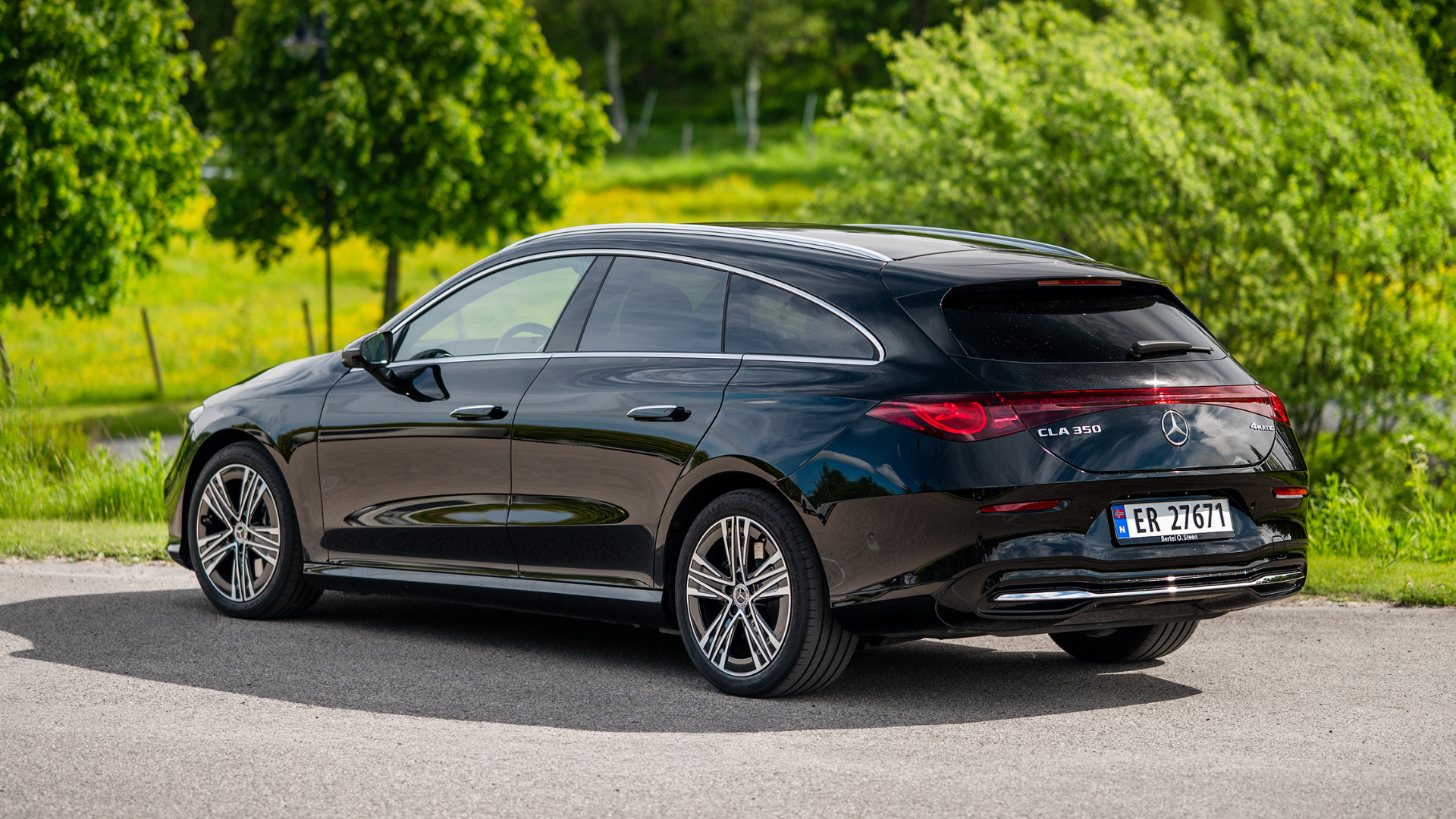 Elektrisk Mercedes-Benz CLA med lang rekkevidde
