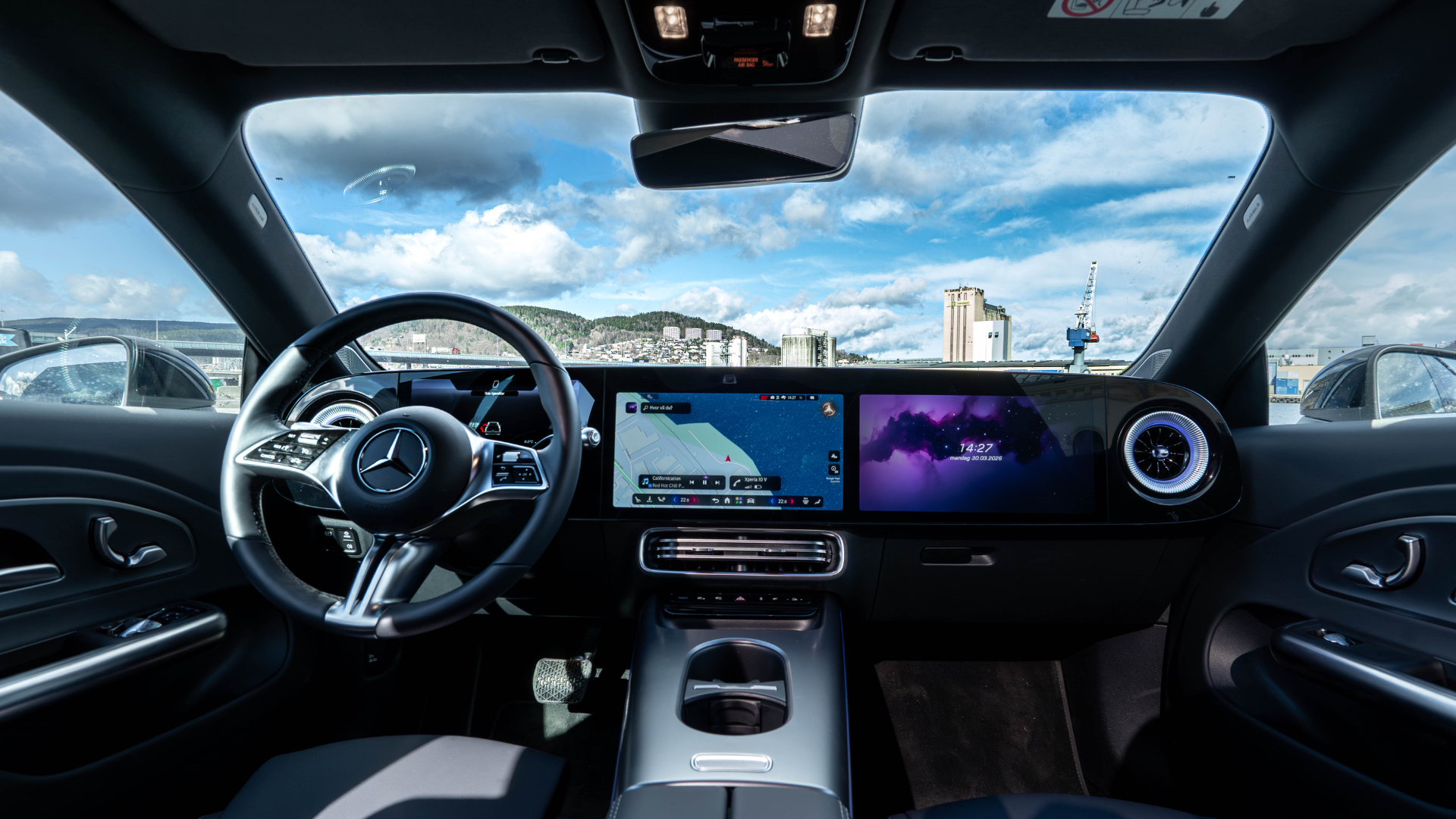 Mercedes-Benz CLA SHooting Brake interiør