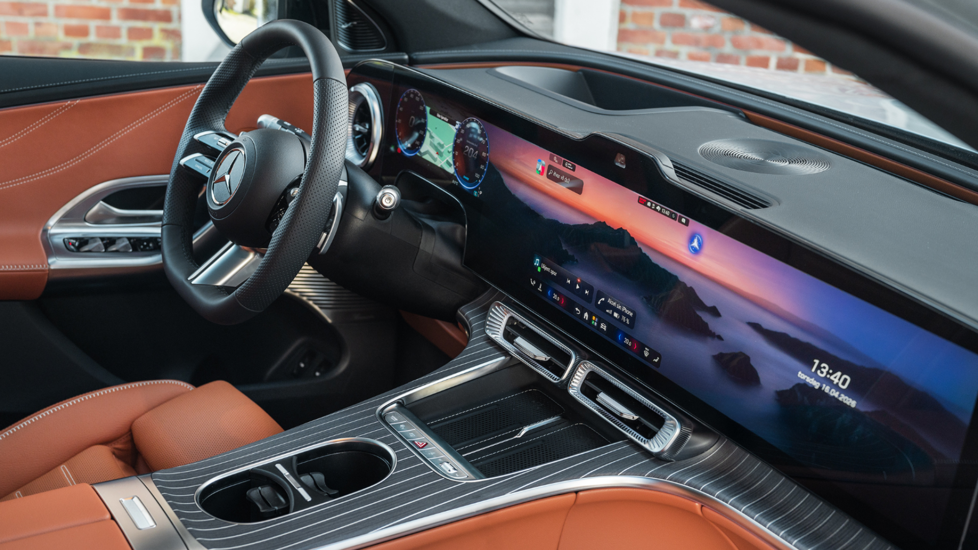 Mercedes-Benz GLC interiør med hyperscreen