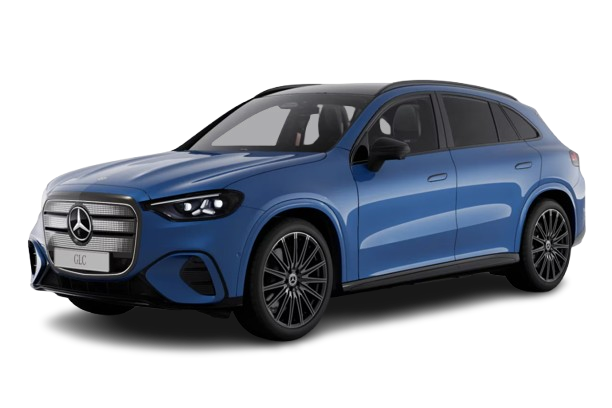 Mercedes-Benz GLC i blå metallic lakk