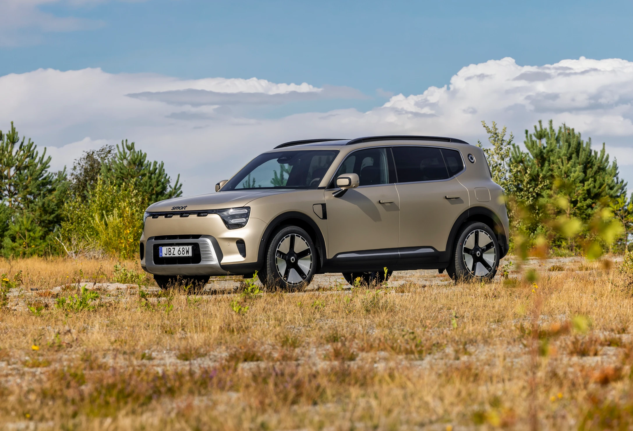 smart #5 Premium sett skrått forfra i naturskjønne omgivelser