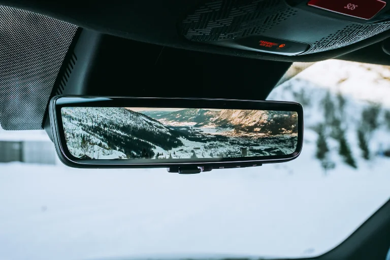 Kia EV9 detalj speil Vinter Bertel O. Steen