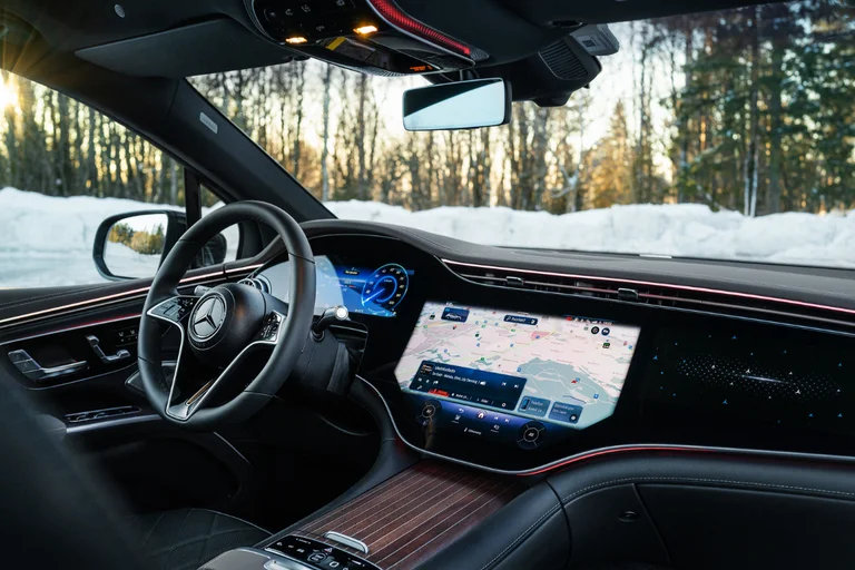 MBUX-hyperscreen i EQS SUV 580 4Matics fra Mercedes-EQ