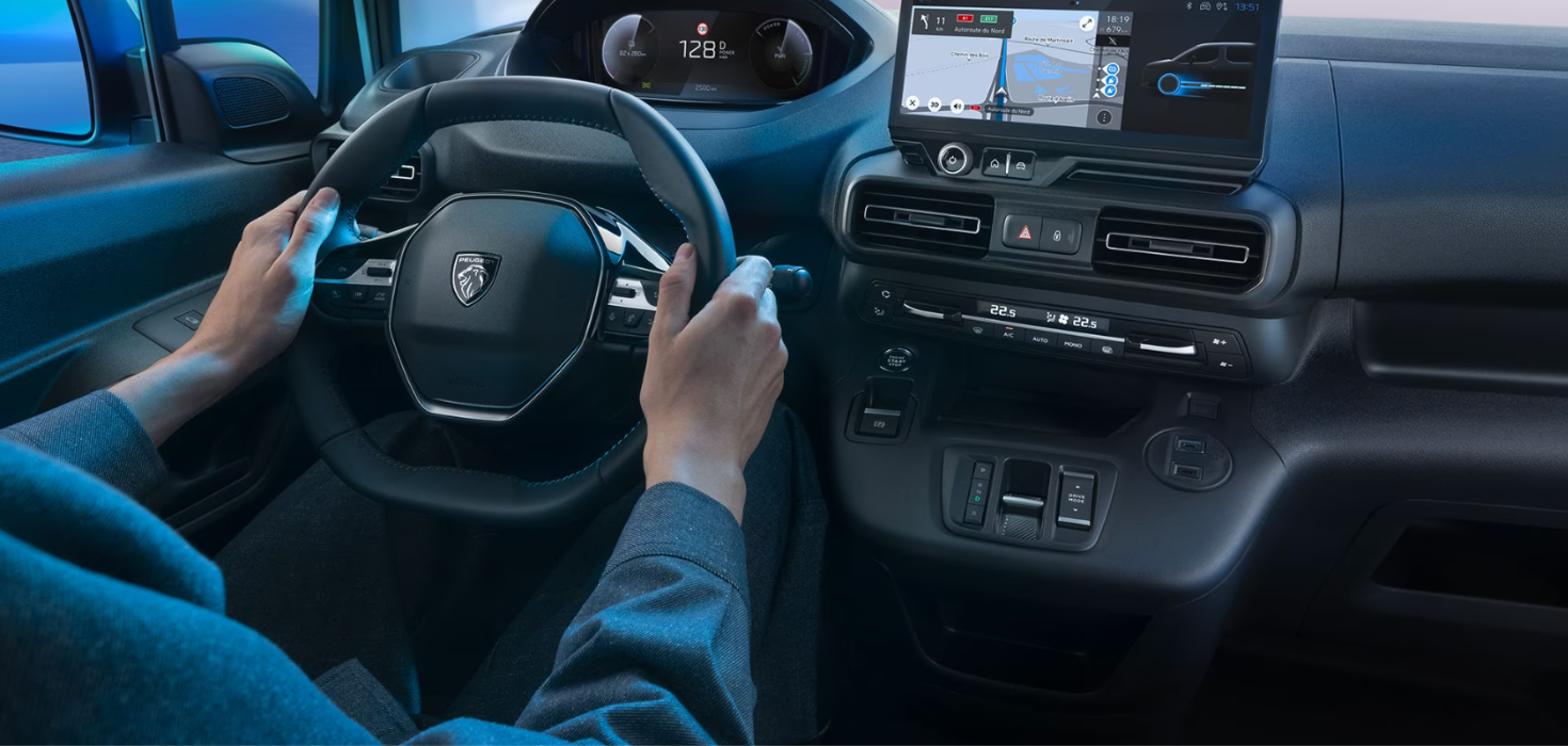 Peugeot PArtner varebil interiør
